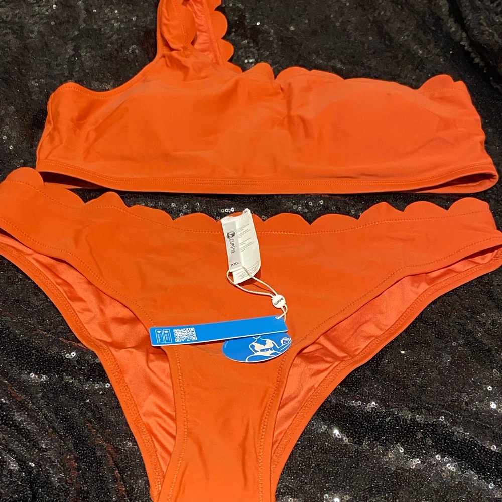 Orange cupshe two piece👙🌴